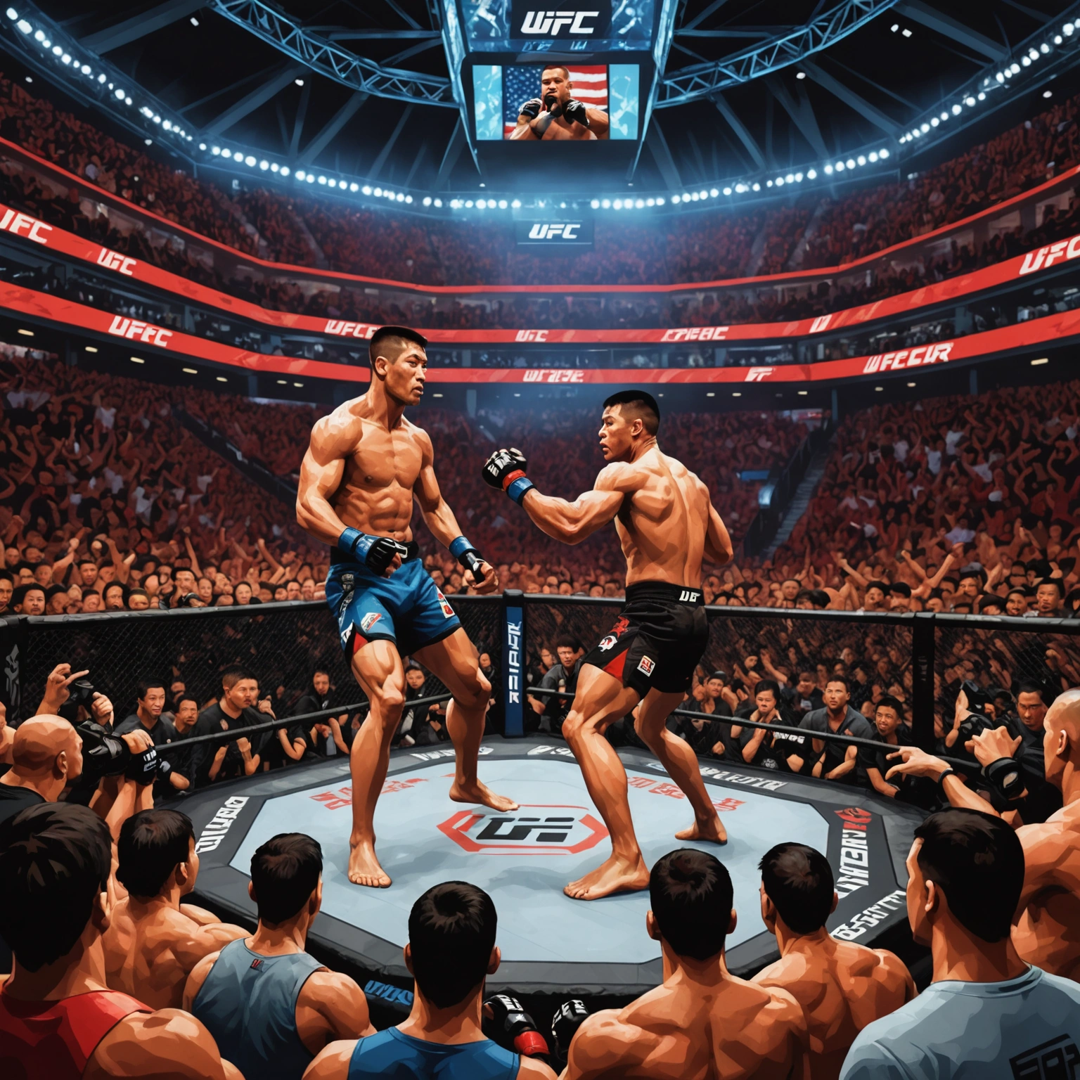 Джонни Уокер — Миньян Чжан: Обзор боя UFC Шанхай, 23 августа 2025