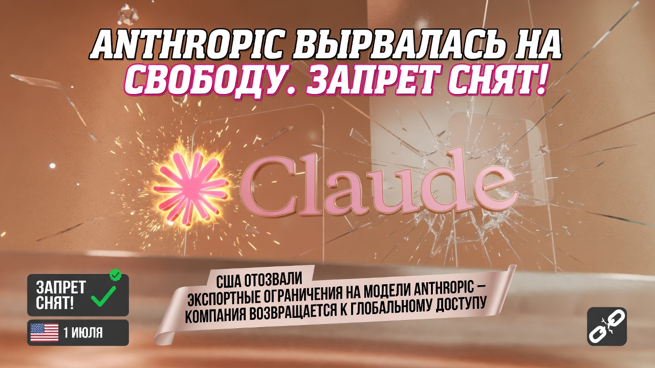 Anthropic вырвалась на свободу. Запрет снят!