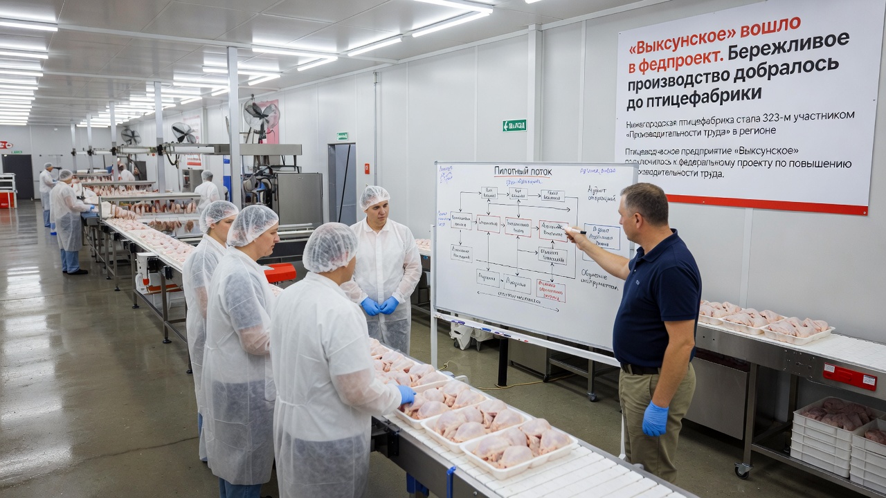 «Выксунское» вошло в федпроект. Бережливое производство добралось до птицефабрики