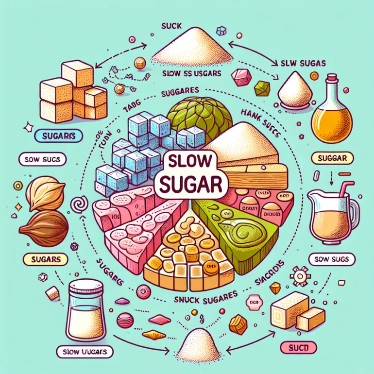 Какая часть сахара относится к медленному сахару?